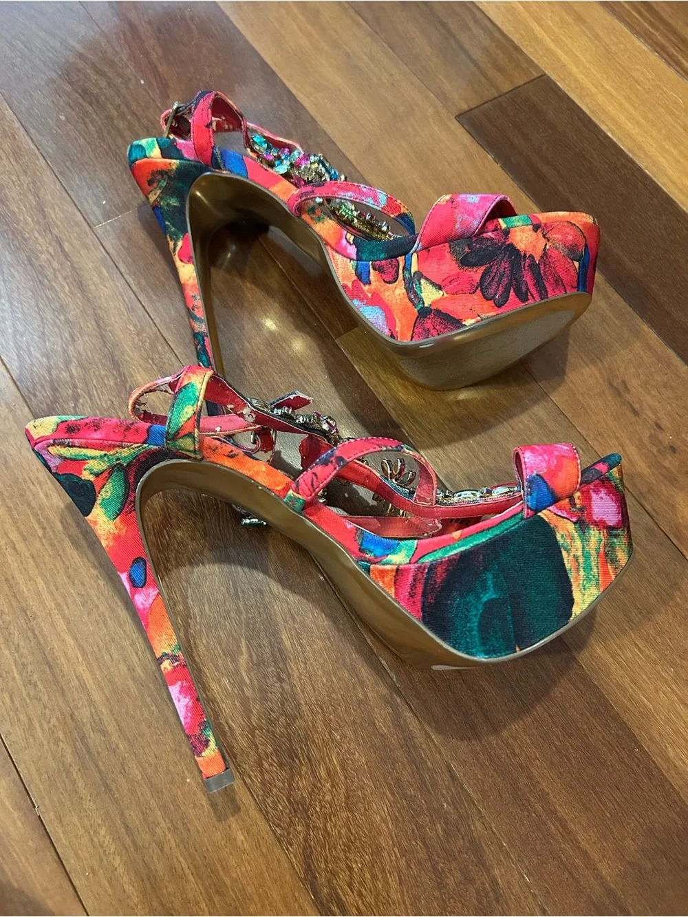Betsey Johnson Noblee Dress Sandal Heels Size 10M